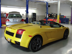 Lamborghini Gallardo Spyder service