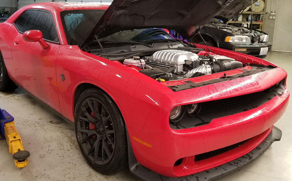 domestic car repair - dodge hellcat