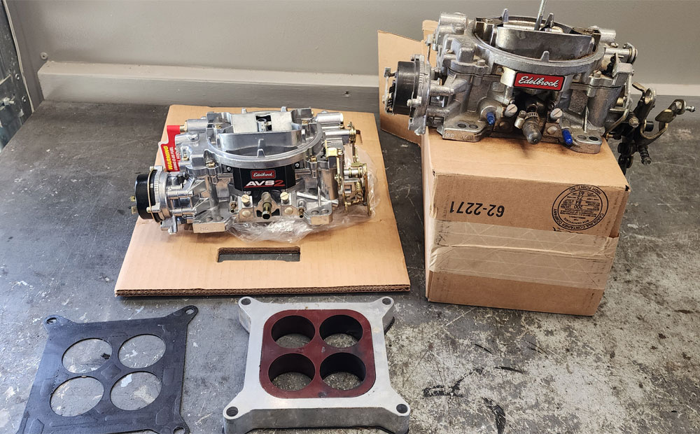 classic car repair / edlebrock carburetor replacement and tuning