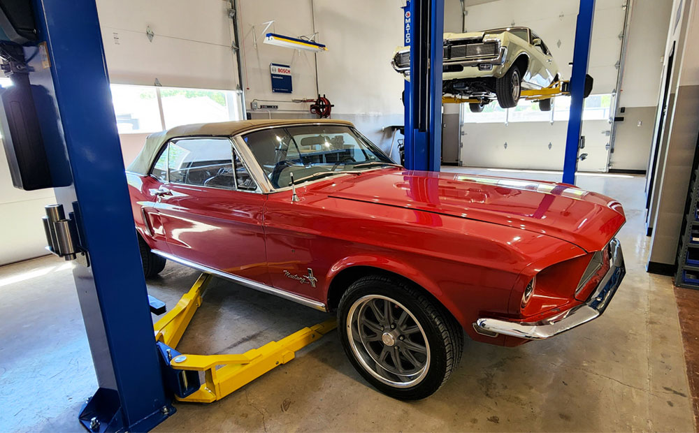 classic car repair - ford mustang and mercury cougar