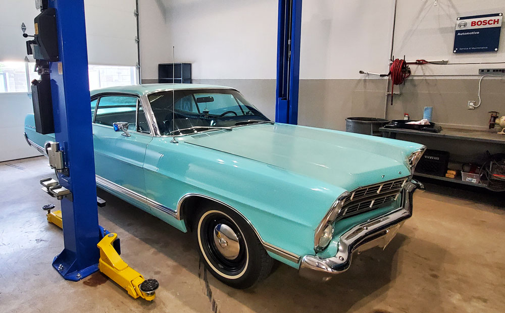 Classic car repair - ford galaxie