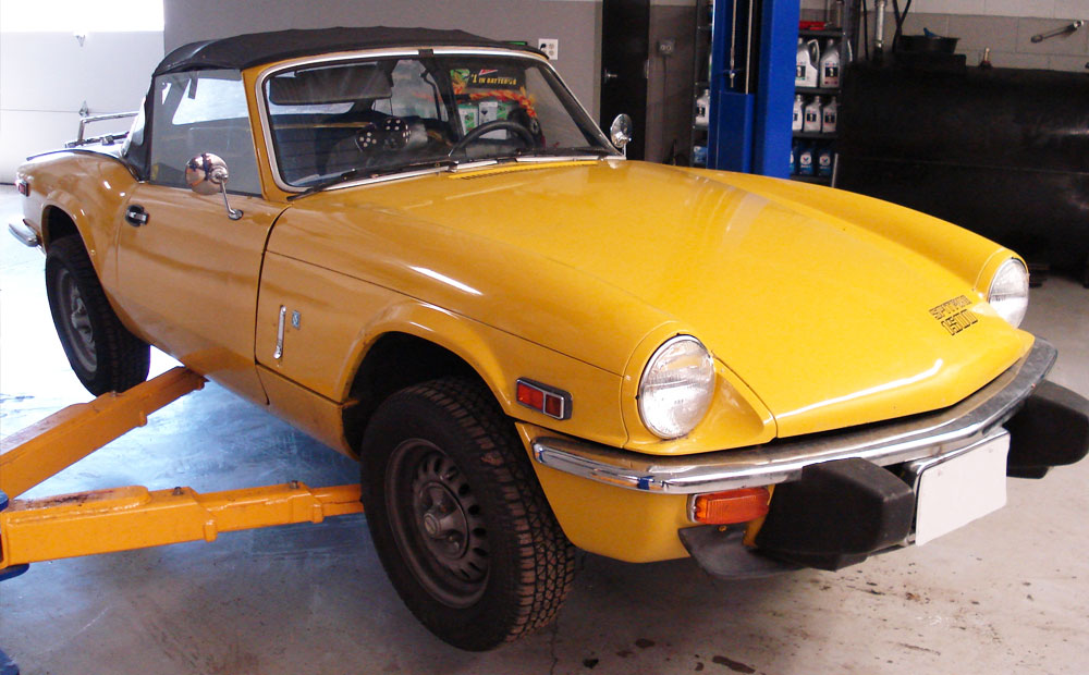 import classic repair- triumph spitfire