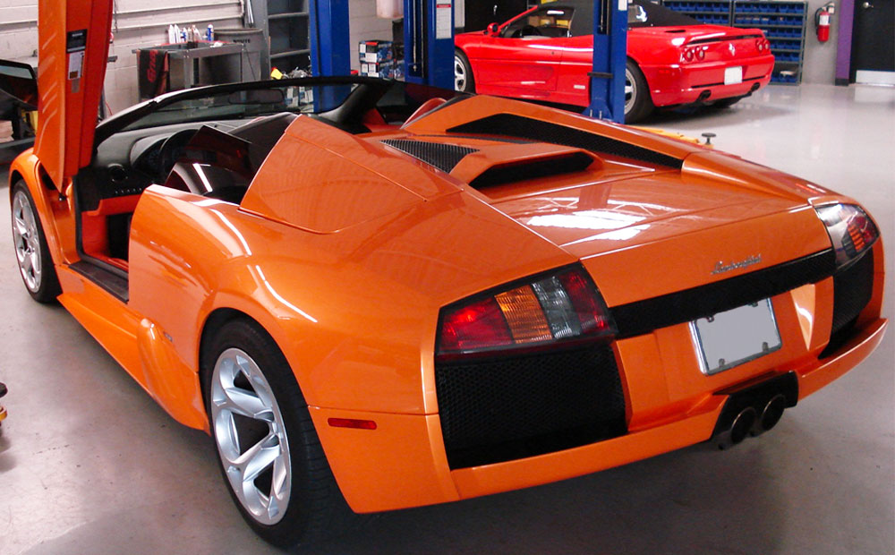 pre-purchase super car inspection - murcielago