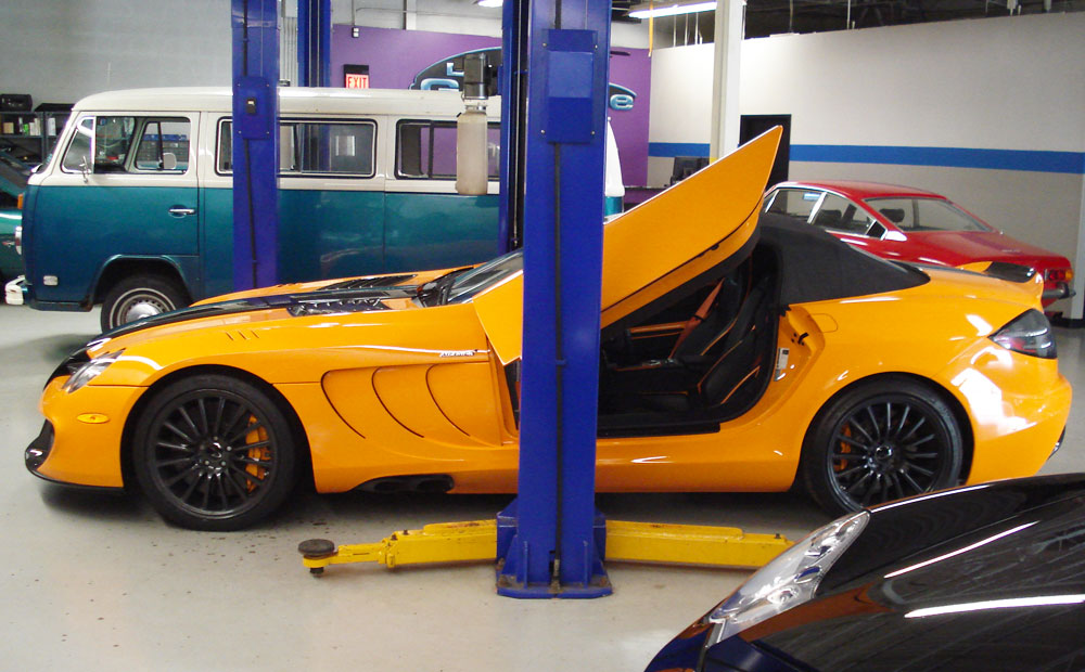 exotic car repair - McLaren SLR 722s MSO