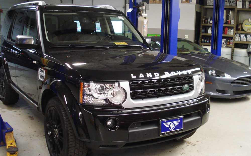 luxury vehicle inspection - land rover