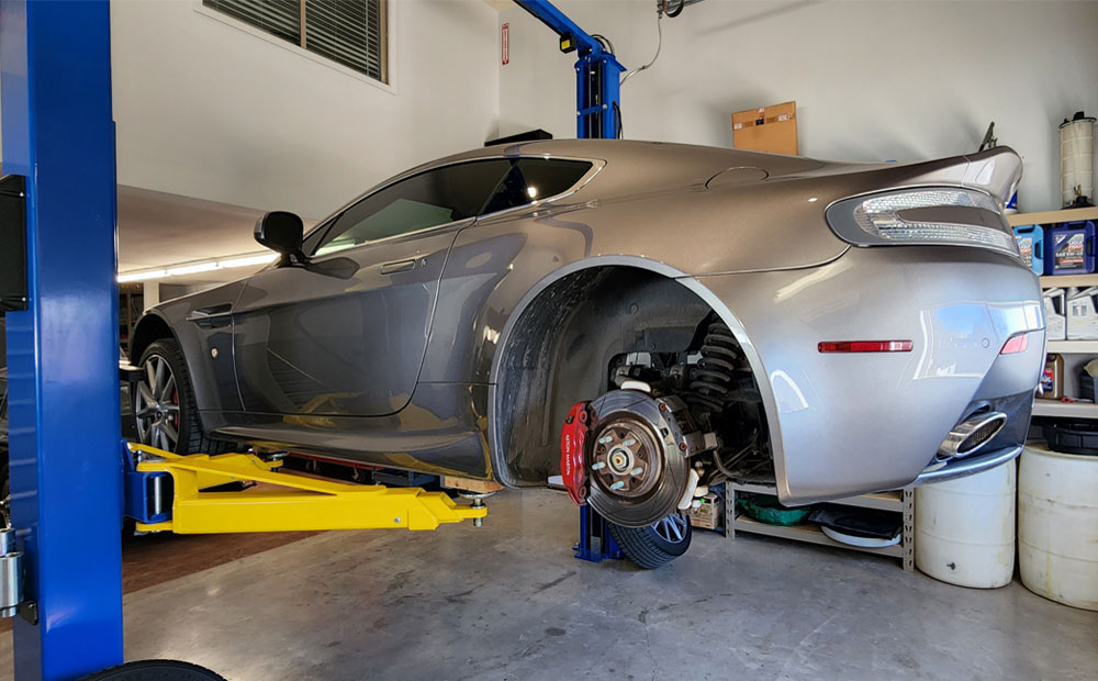 sports car pre-purchase inspection - aston martin