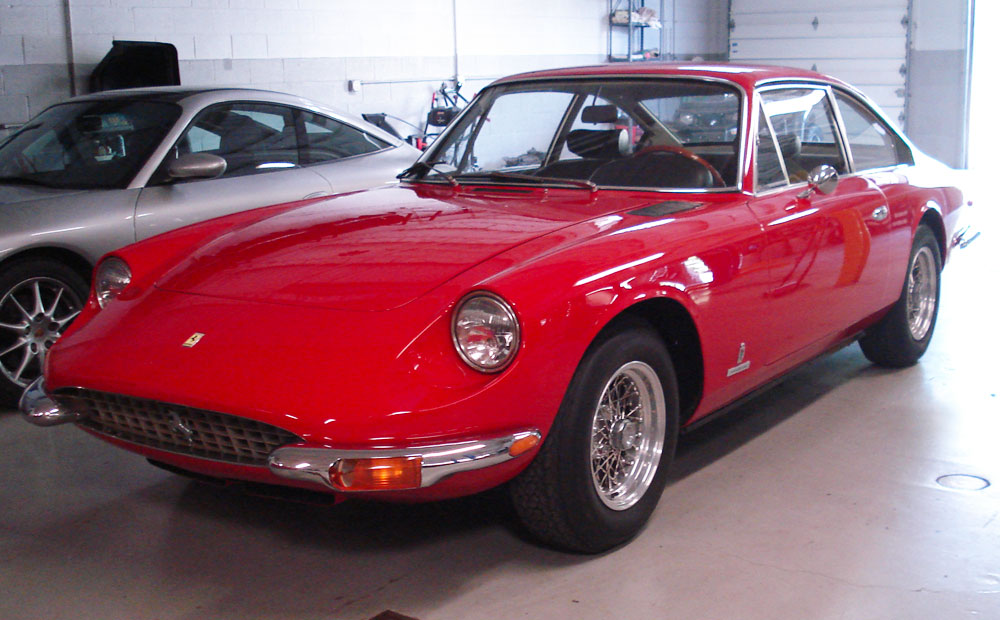 vintage car pre-purchase inspection - ferrari