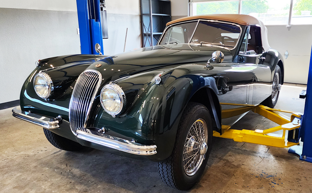 vintage car repair - jaguar