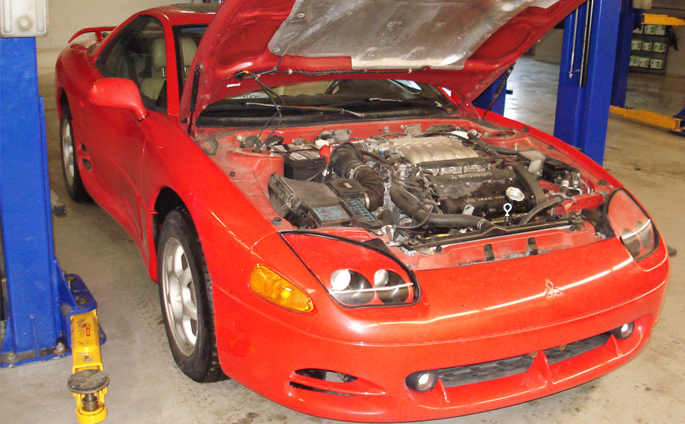 90s era car inspection - 90s mitsubishi 3000gt