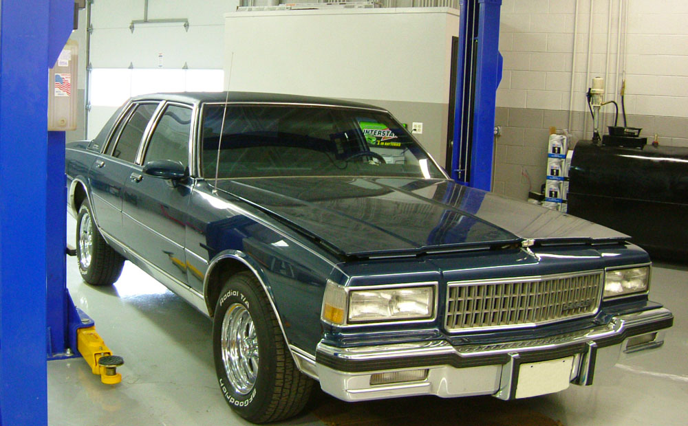 80s era car inspection - 80s chevy caprice classic