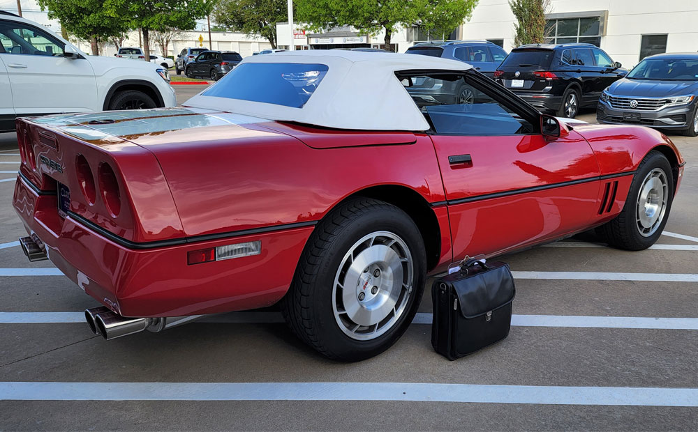 80s and 90s car inspection - 90s chevy corvette