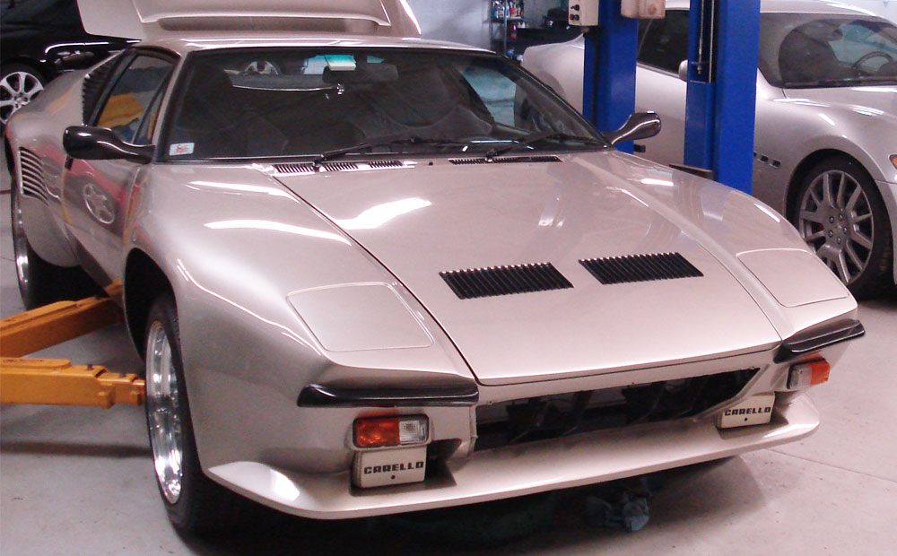 classic import car pre-purchase inspection - de tomaso pantera