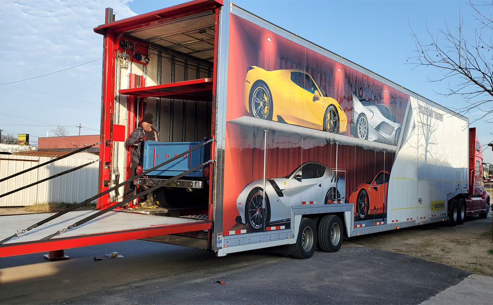 temporary storage after a specialty truck pre-purchase inspection