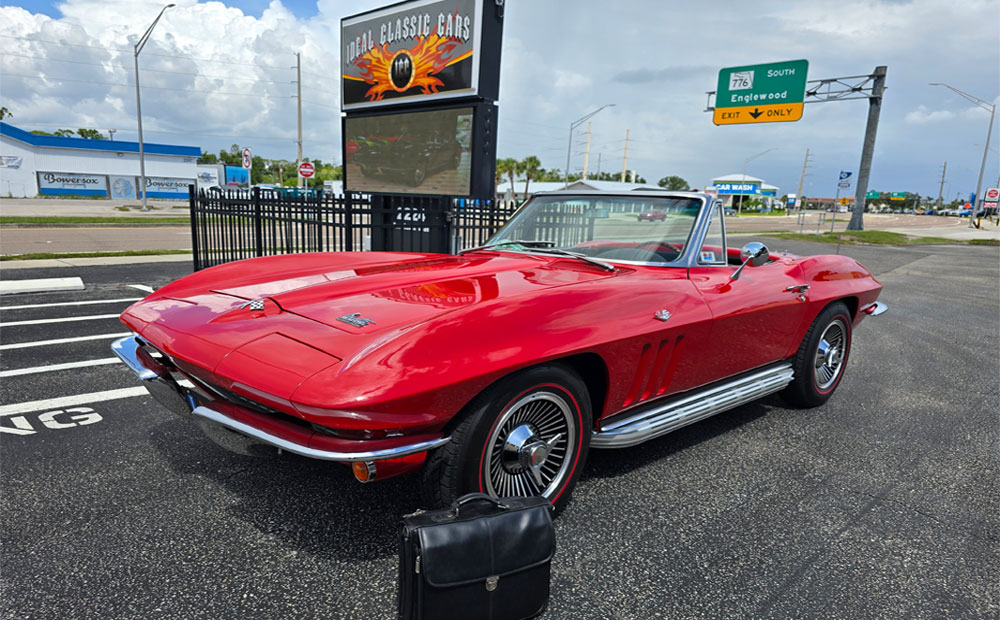 classic corvette pre-purchase vehicle inspections in Dallas Fort Worth Texas area by the briefcase at drewmotive