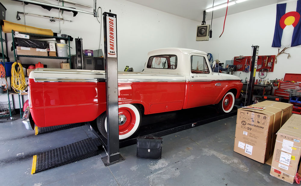 classic truck inspection - ford f100