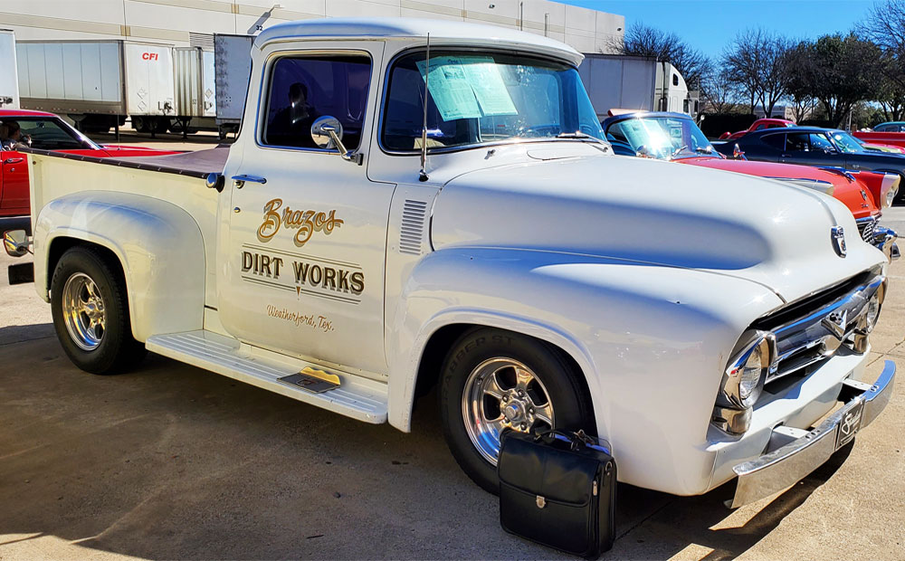 classic truck inspection - 50s ford big window - call us for more information