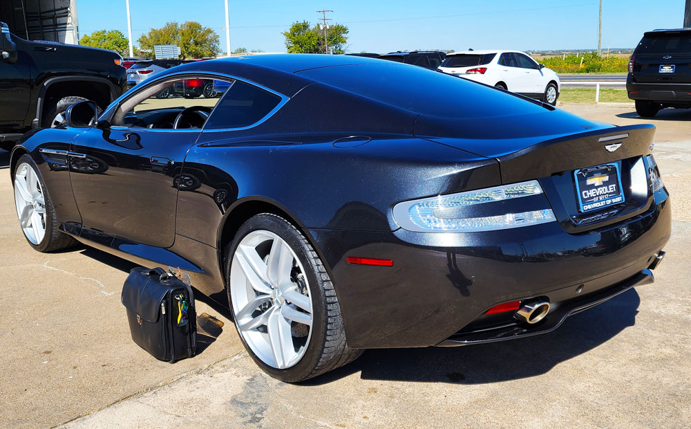 exotic car pre-purchase vehicle inspection - aston martin