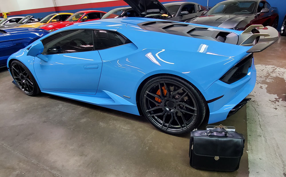 pre-purchase exotic vehicle inspection in Garland, Texas
