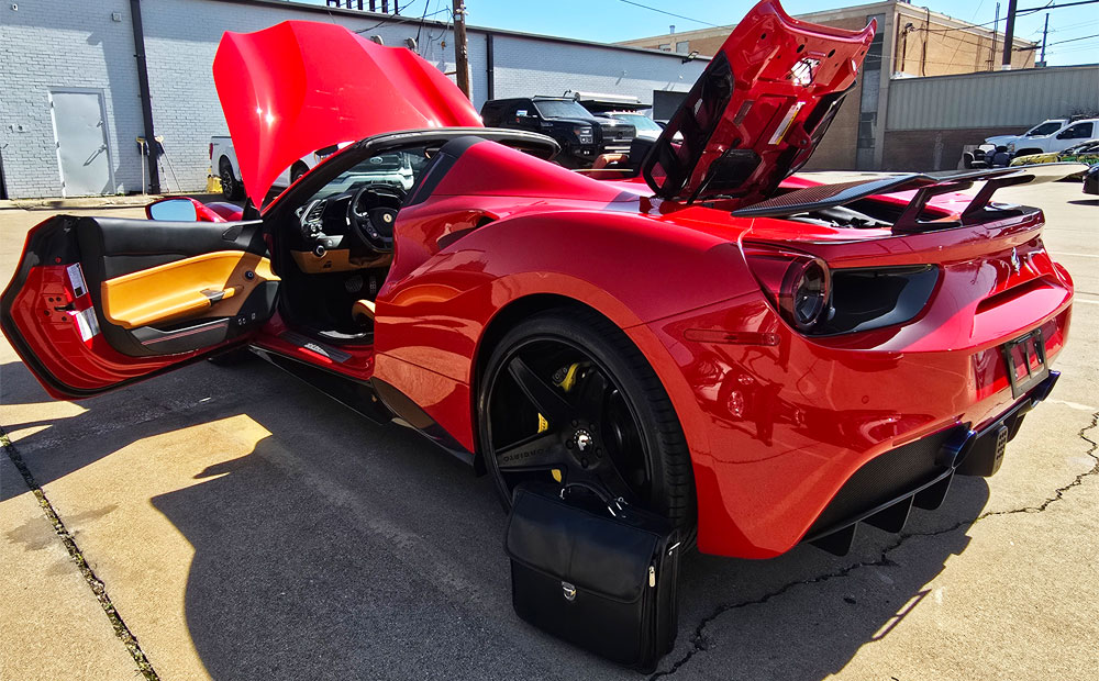 ferrari 488 inspection - exotic car pre-purchase inspection