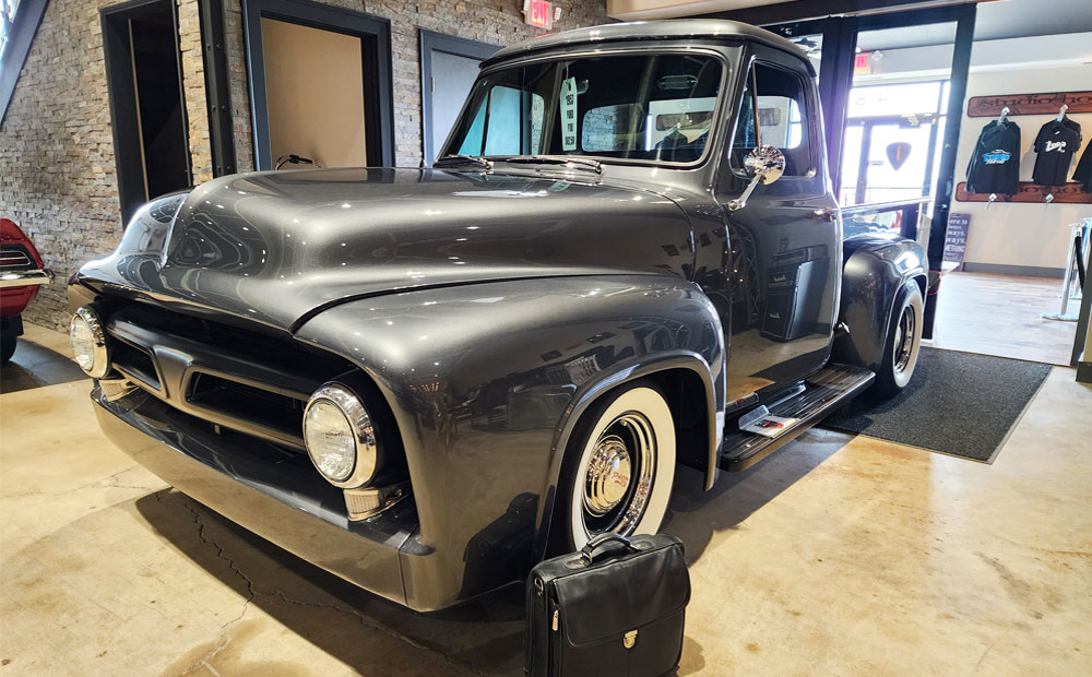 resto-mod truck inspection - 57 ford f100
