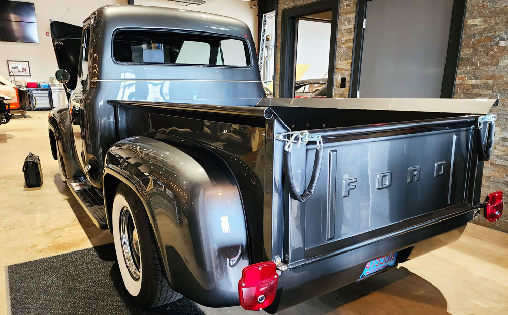 57 f100 resto-mod truck inspection