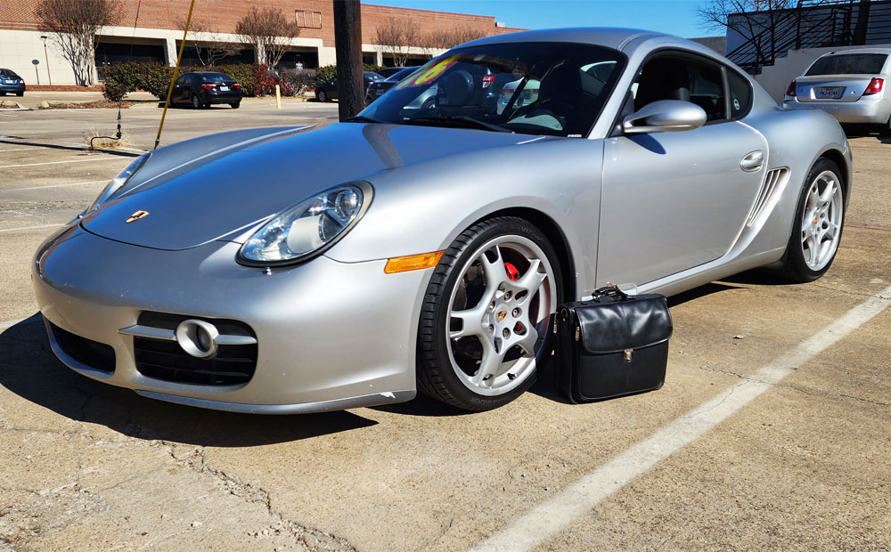 sports car pre-purchase inspection - porsche cayman