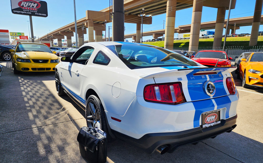 sports car inspection in the dallas fort worth texas area by the briefcase at drewmotive - mustang gt500 - 