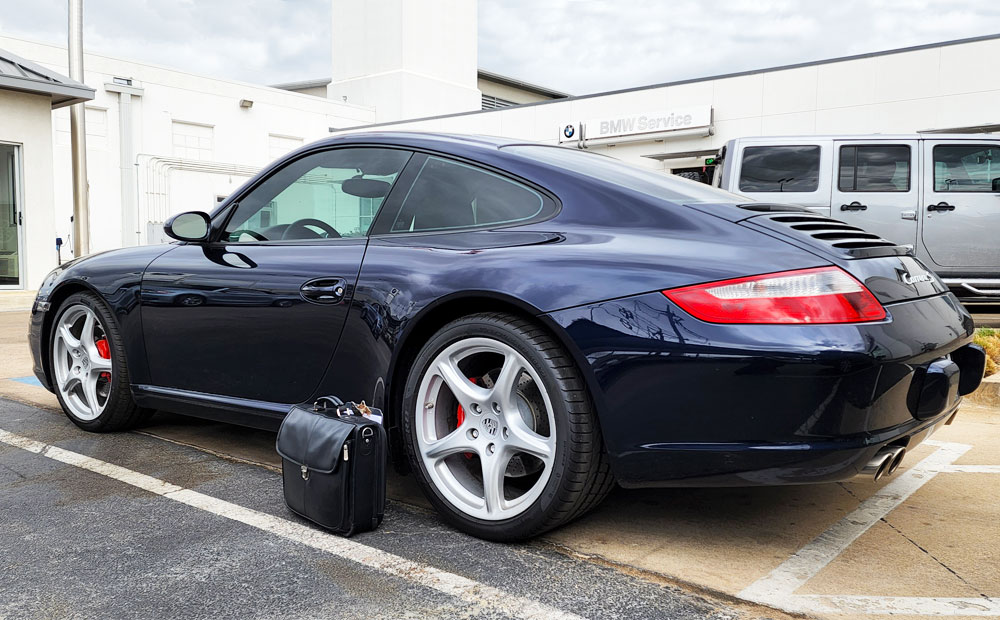 pre-purchase sports car inspection - porsche 911 997 cabrio