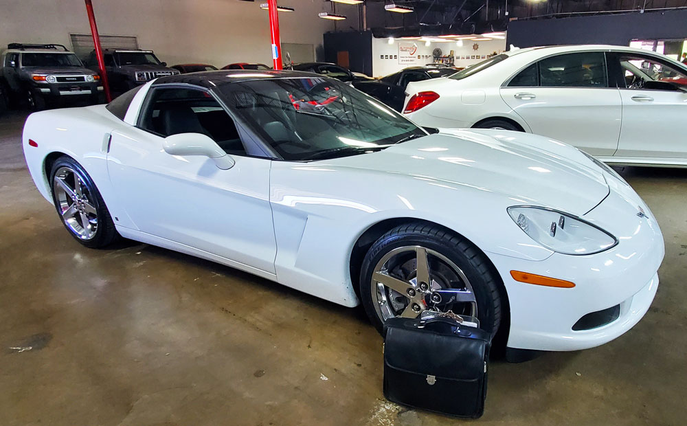 pre-purchase sports car inspection - corvette