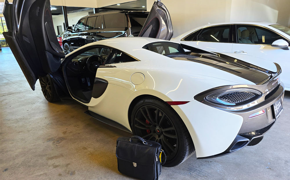 super car pre-purchase inspection - mclaren 570s inspection