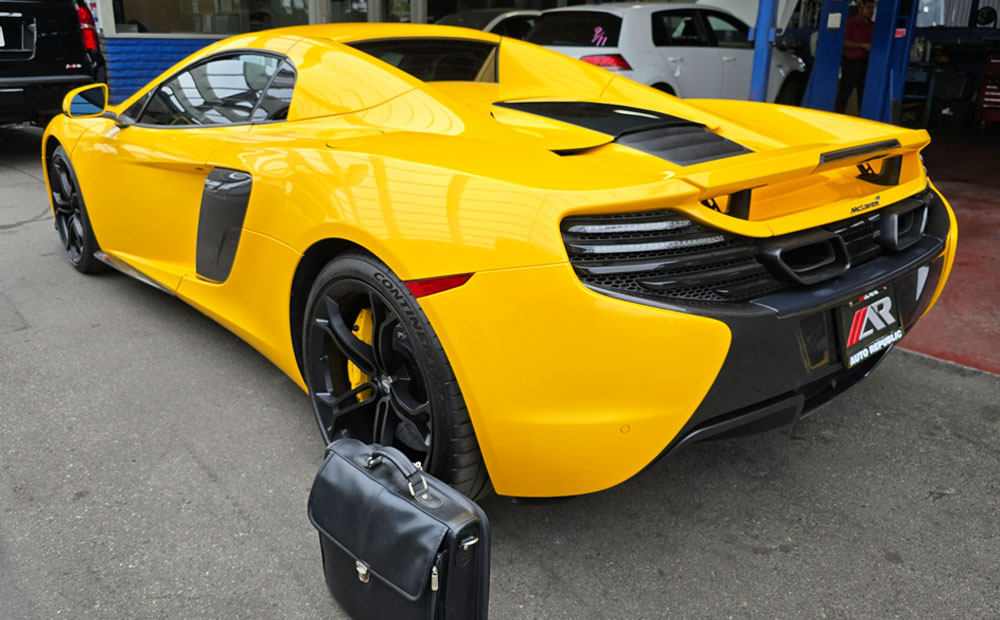super car pre-purchase inspection - mclaren 650s inspection