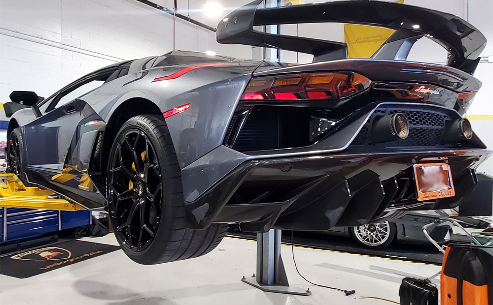 lamborghini aventador svj pre-purchase super car inspection