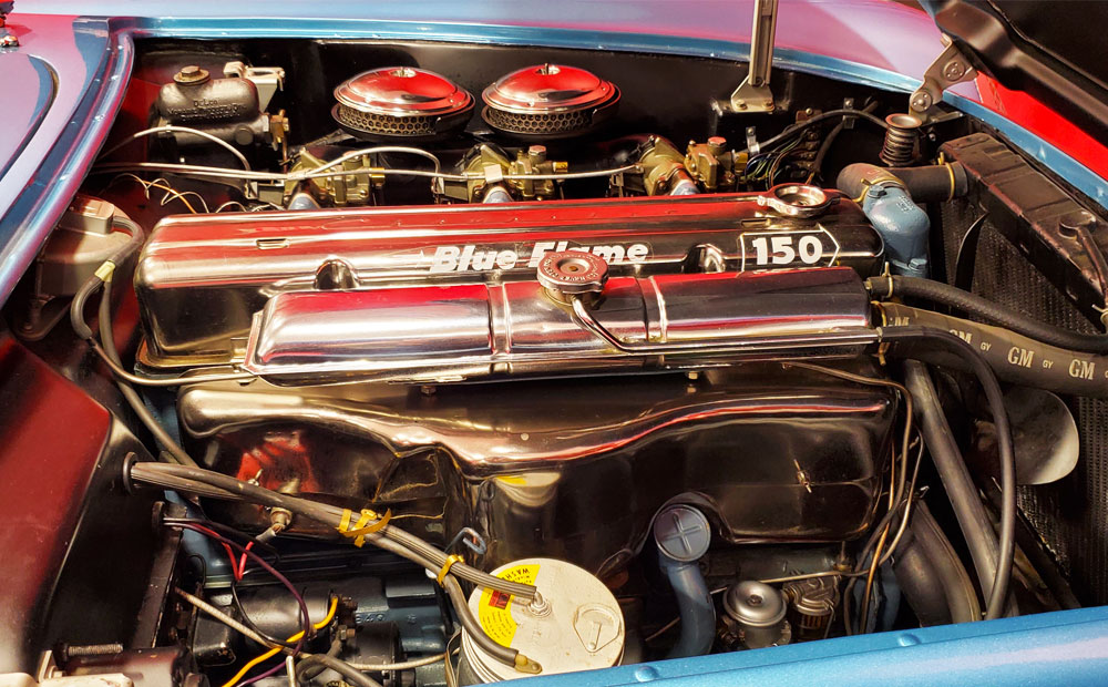 vintage car pre-purchase inspection - corvette c1 - engine inspection