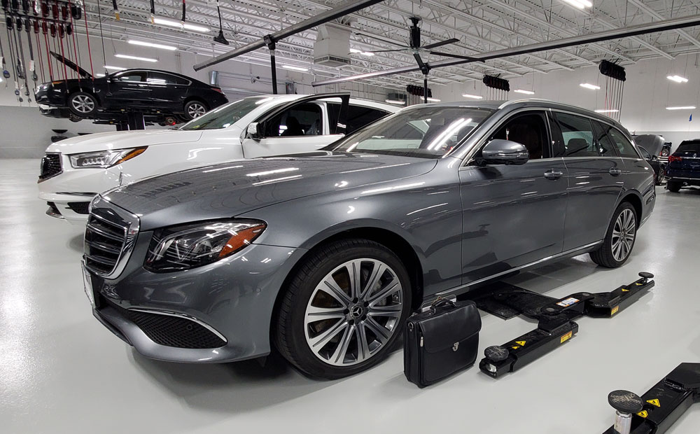 Extended-travel pre-purchase luxury vehicle inspection