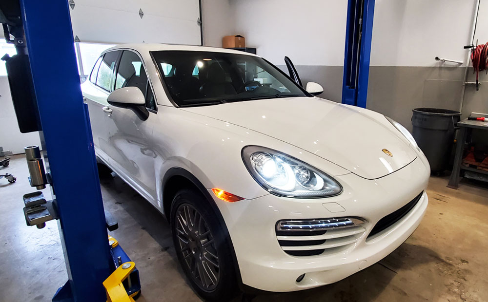 In-house pre-purchase luxury vehicle inspection