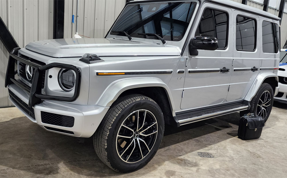luxury vehicle pre-purchase vehicle inspection - mercedes G waron amg