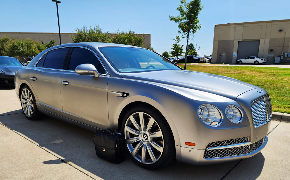 luxury car pre-purchase inspection, Dallas, Fort Worth, Texas - Bentley Flying Spur