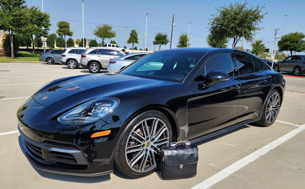 luxury car inspection - porsche