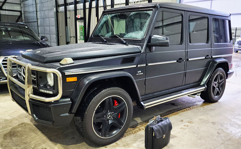 luxury vehicle pre-purchase inspection - mercedes G wagon