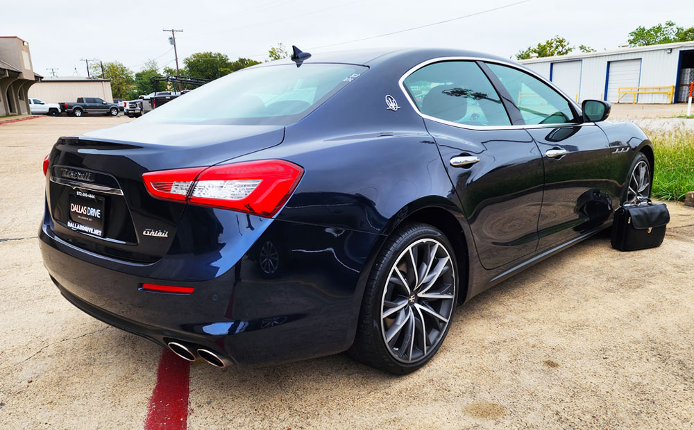 pre-purchase luxury vehicle inspection in Garland, Texas - maserati