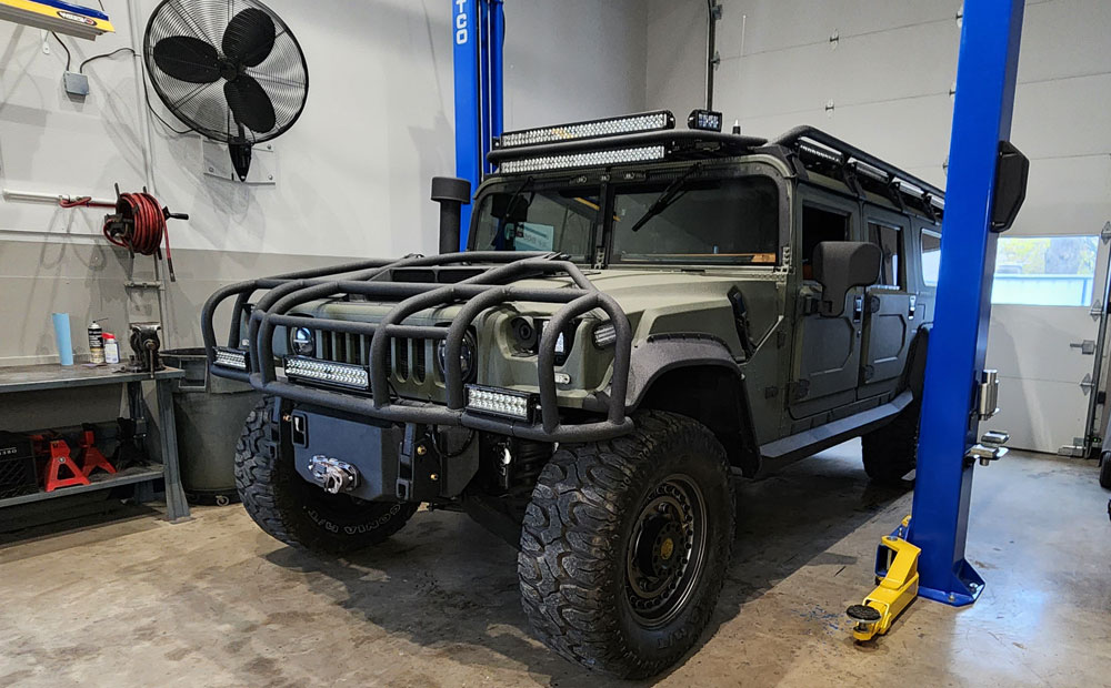 specialty truck pre purchase inspection - custom h1 hummer alpha
