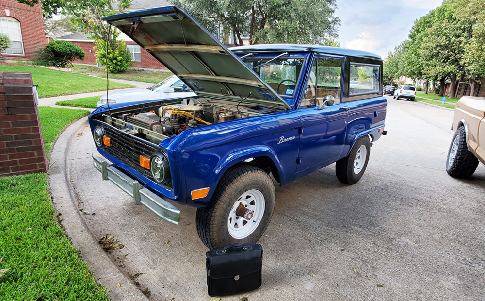 specialty truck pre purchase inspection - vintage bronco