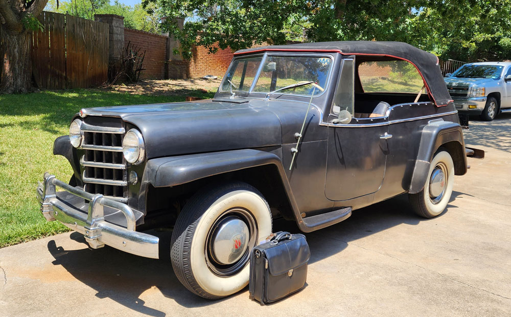 antique pre-purchase vehicle inspection - 50s jeepster inspection