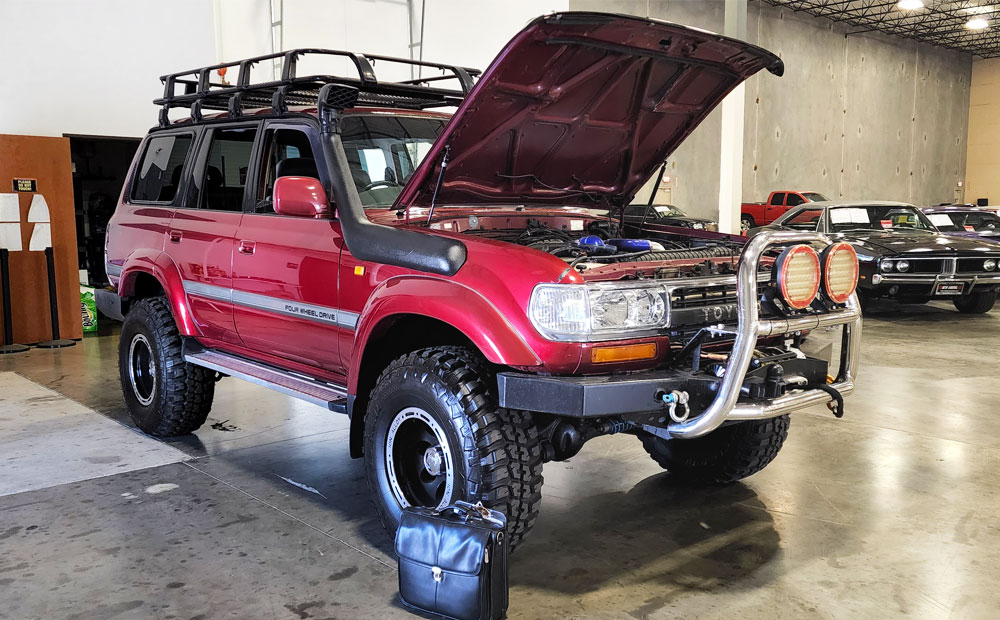 truck pre-purchase inspection - toyota land cruiser